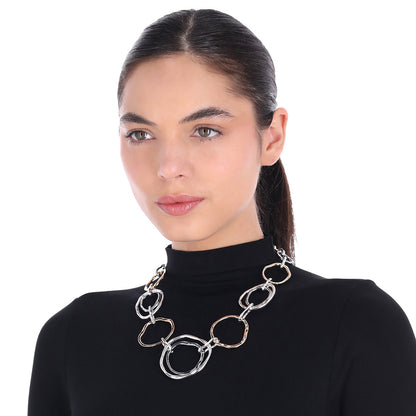 Collar Nine West Color Plateado 19N01544 para Dama