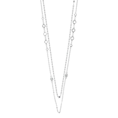 Collar Nine West Color Plateado 19N01551 para Dama