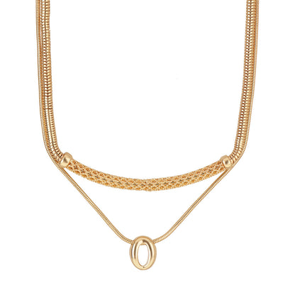 Collar Nine West Color Dorado 19N01588 para Dama