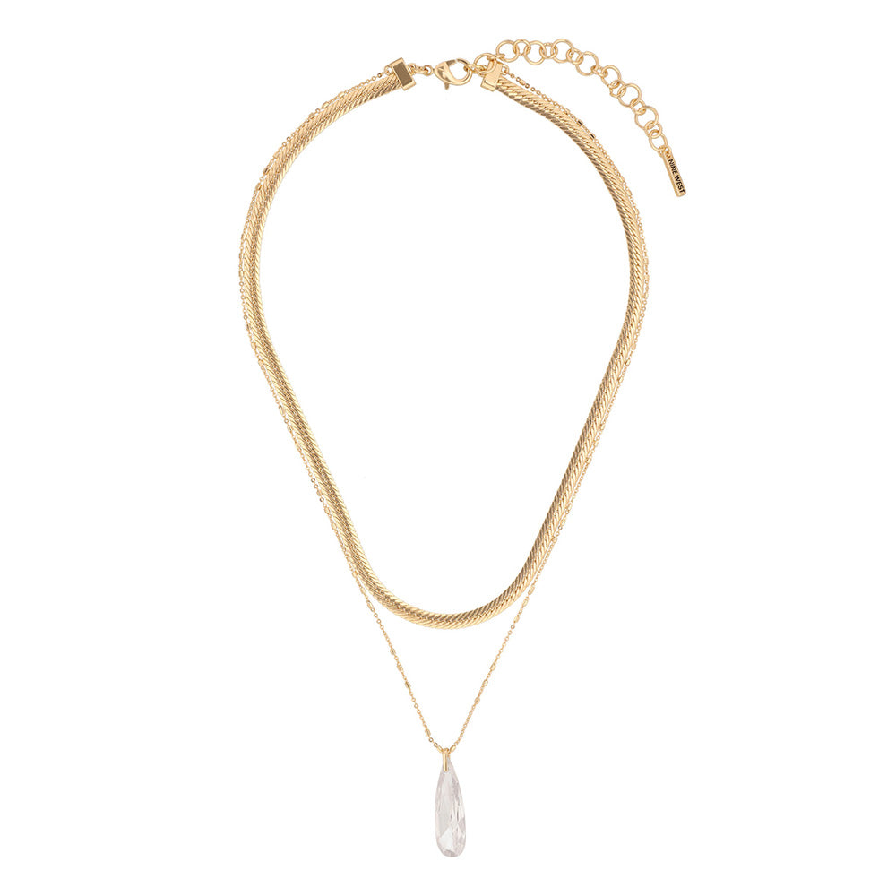 Collar Nine West Color Dorado 19N01591 para Dama