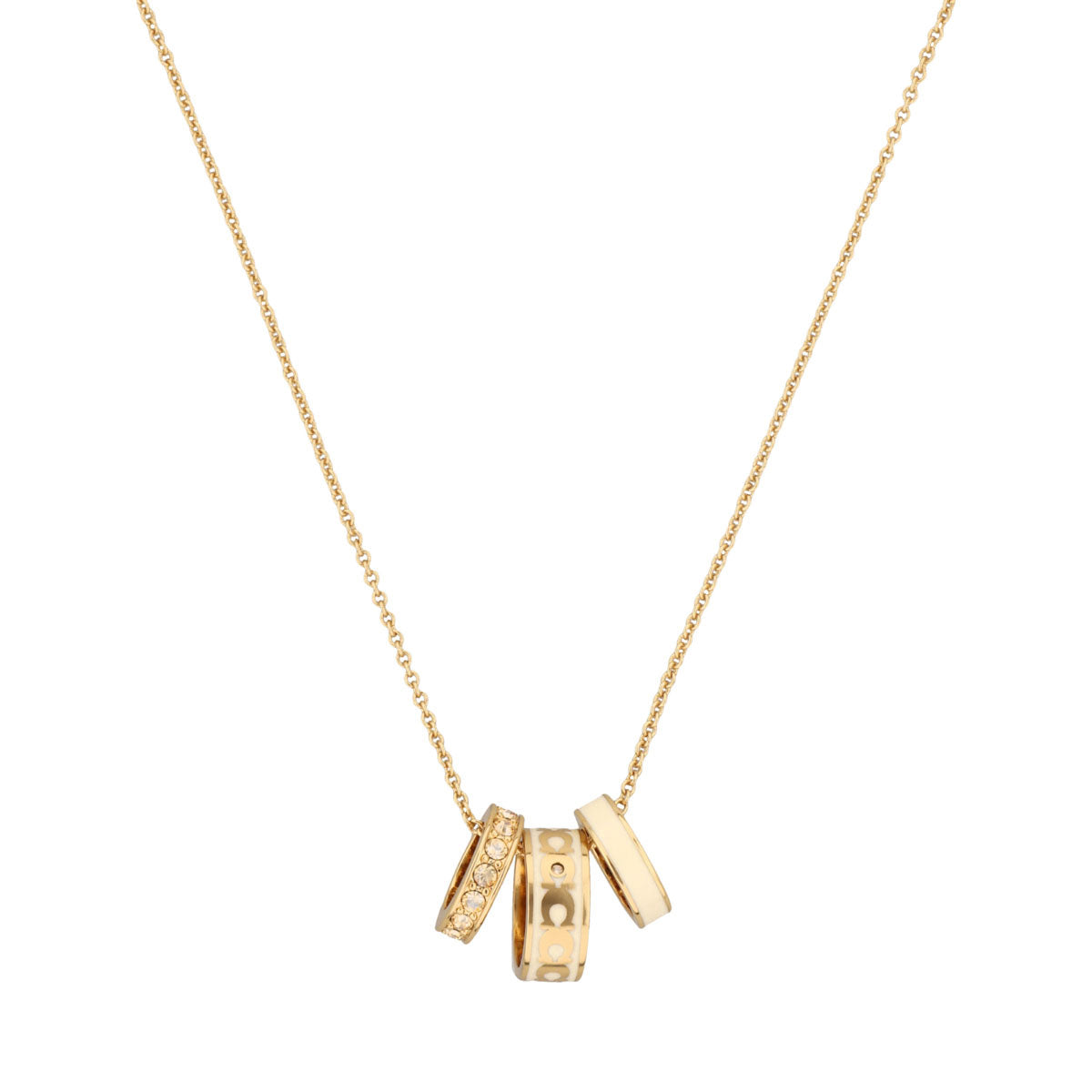 Collar Coach Color Plateado 37405187Gld100 Para Dama