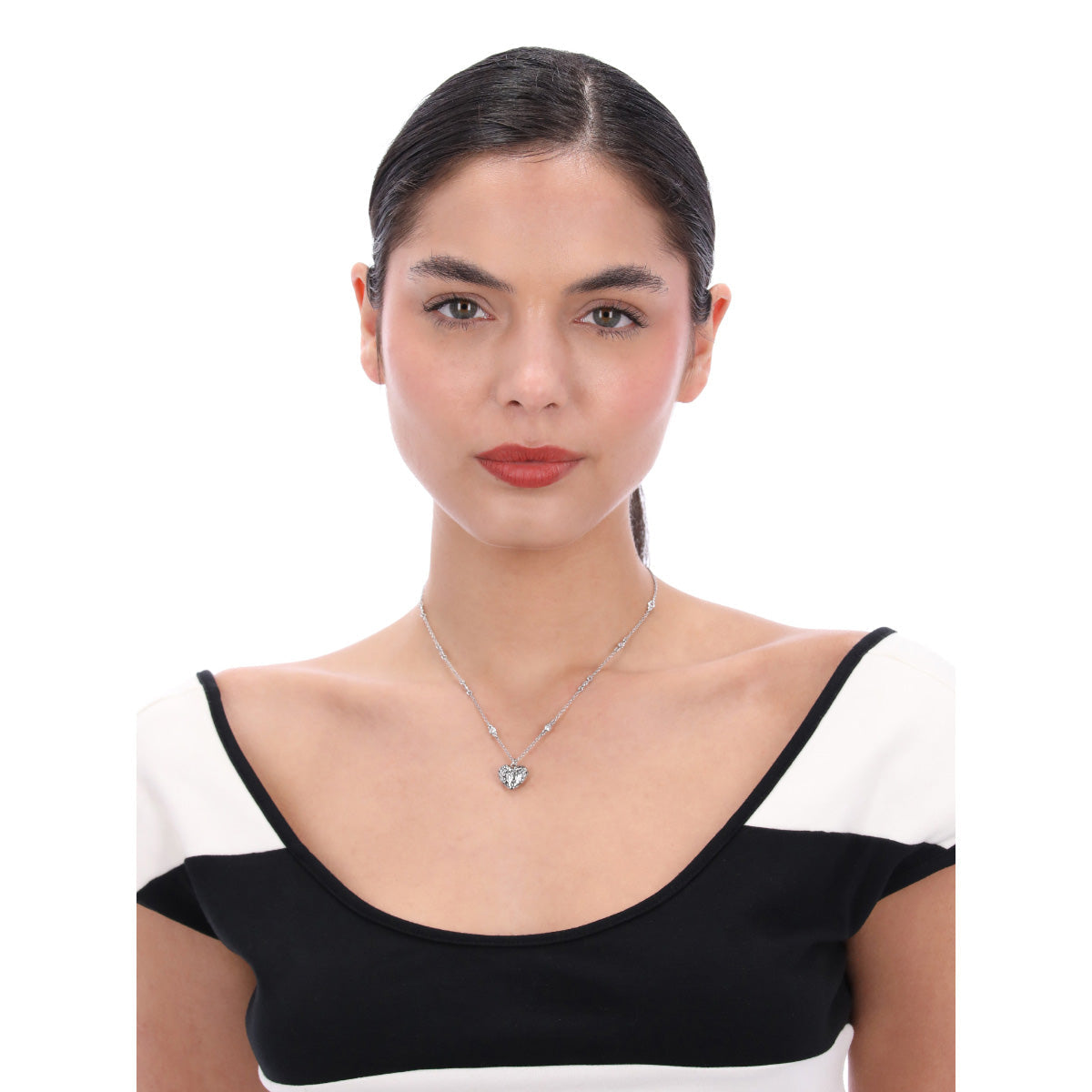 Collar Coach Color Plateado 37460426Rho030