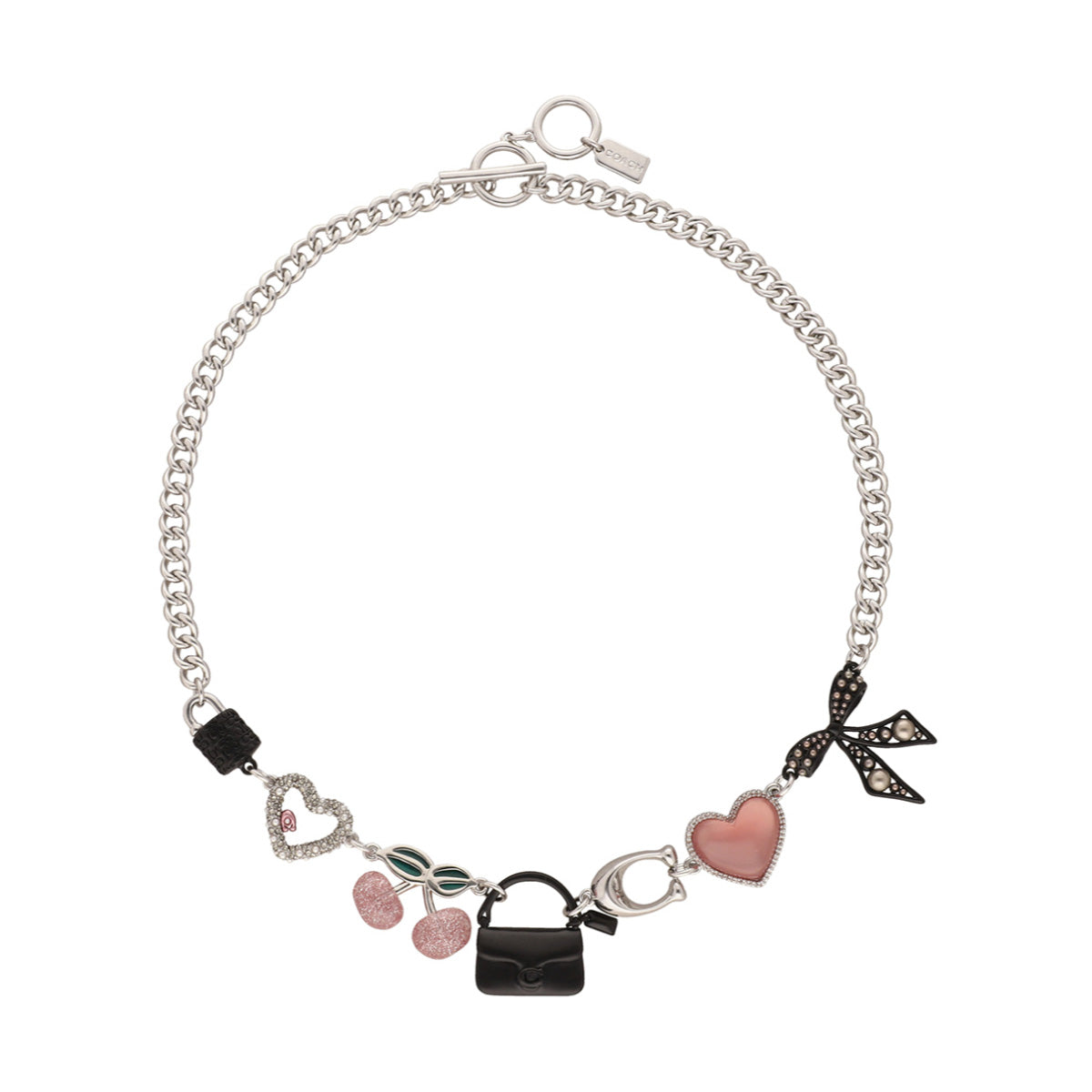 Collar Coach Color Plateado 37491604Rho967