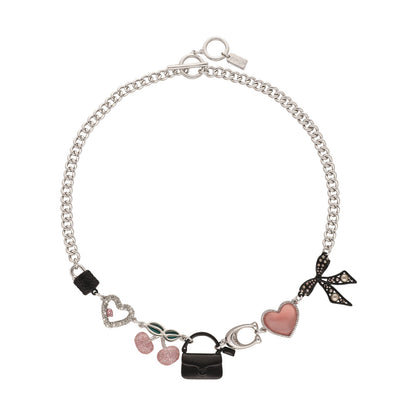 Collar Coach Color Plateado 37491604Rho967