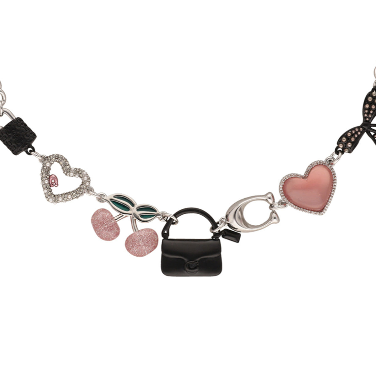 Collar Coach Color Plateado 37491604Rho967
