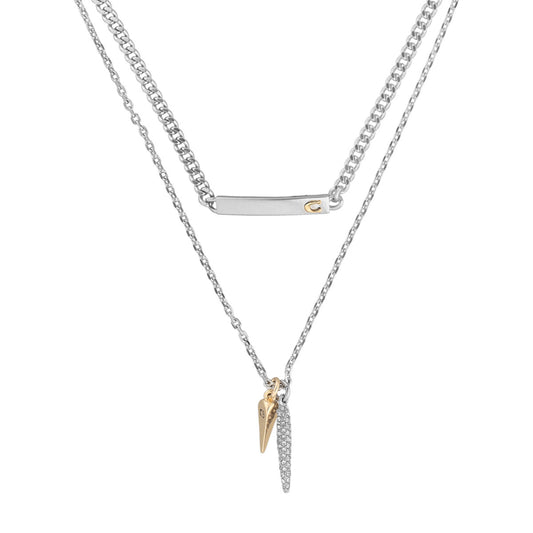 Collar Coach Color Plateado 37491626Two975