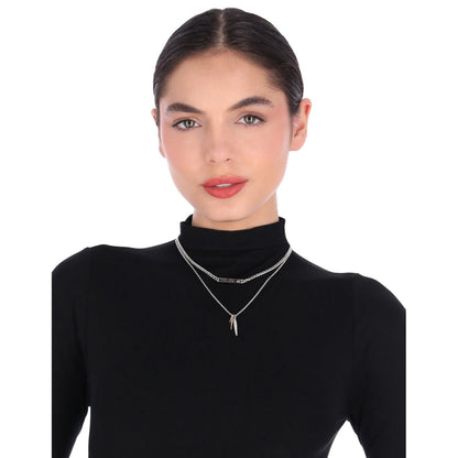 Collar Coach Color Plateado 37491626Two975