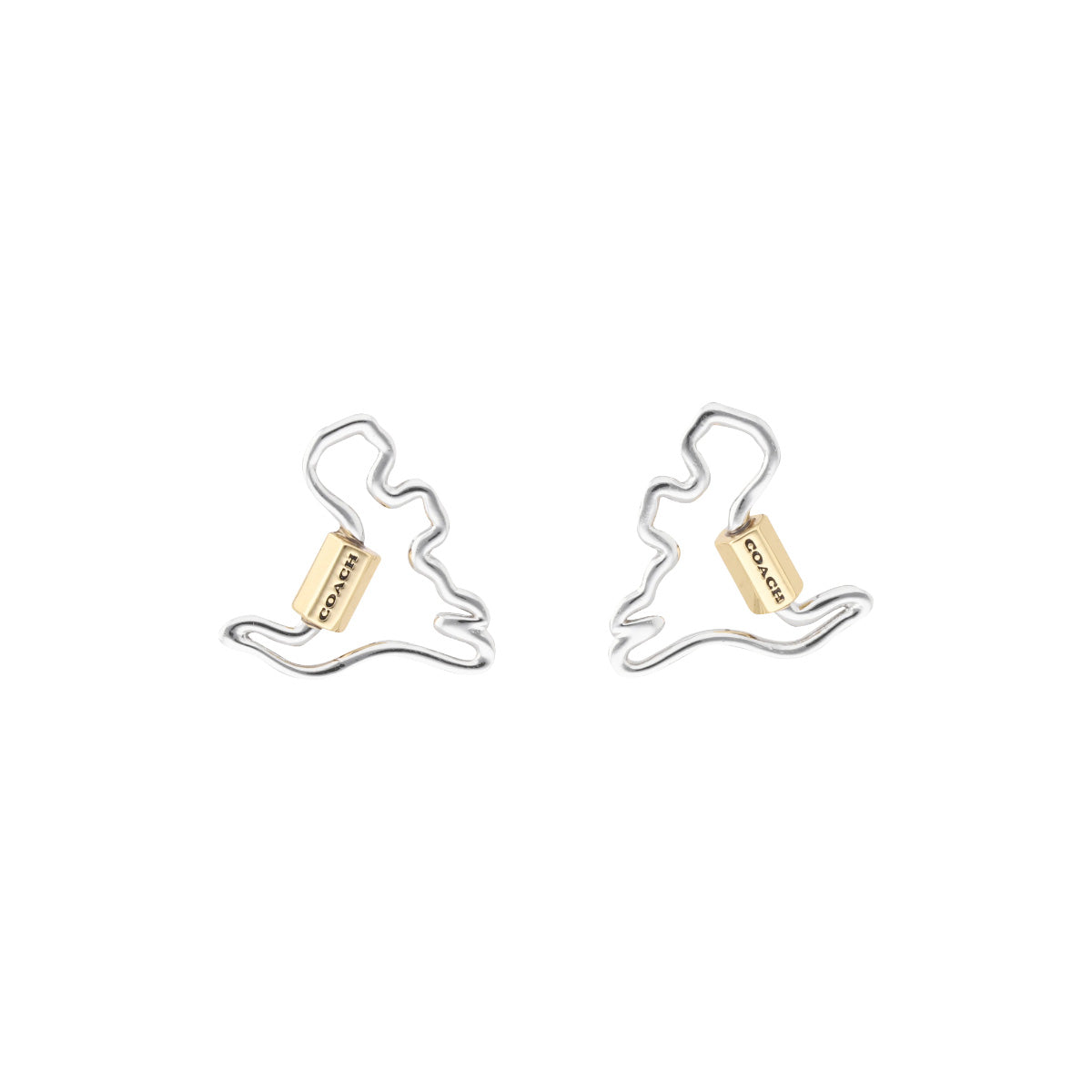 Aretes Coach Color Plateado 37506157Two975