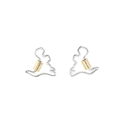Aretes Coach Color Plateado 37506157Two975