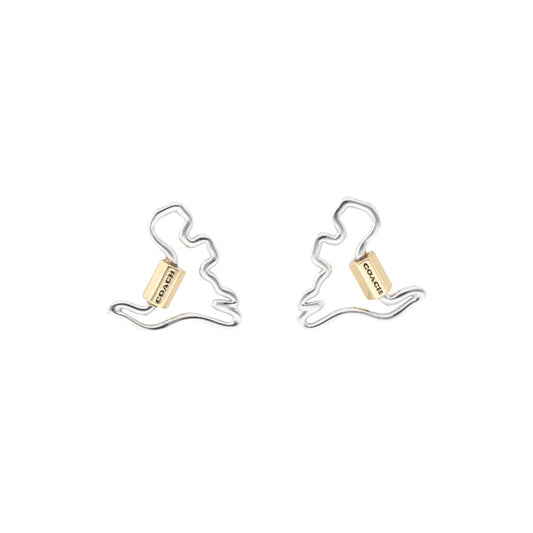 Aretes Coach Color Plateado 37506157Two975
