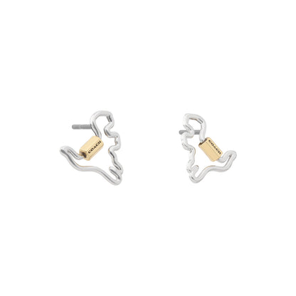 Aretes Coach Color Plateado 37506157Two975