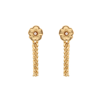 Aretes Coach Color Dorado 37423444Gld111 Para Dama