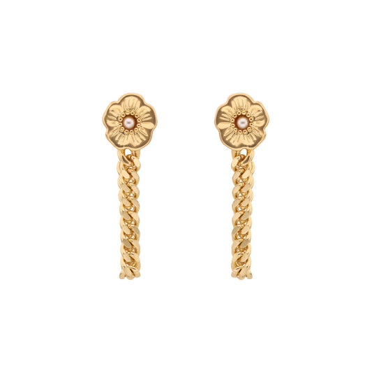 Aretes Coach Color Dorado 37423444Gld111 Para Dama