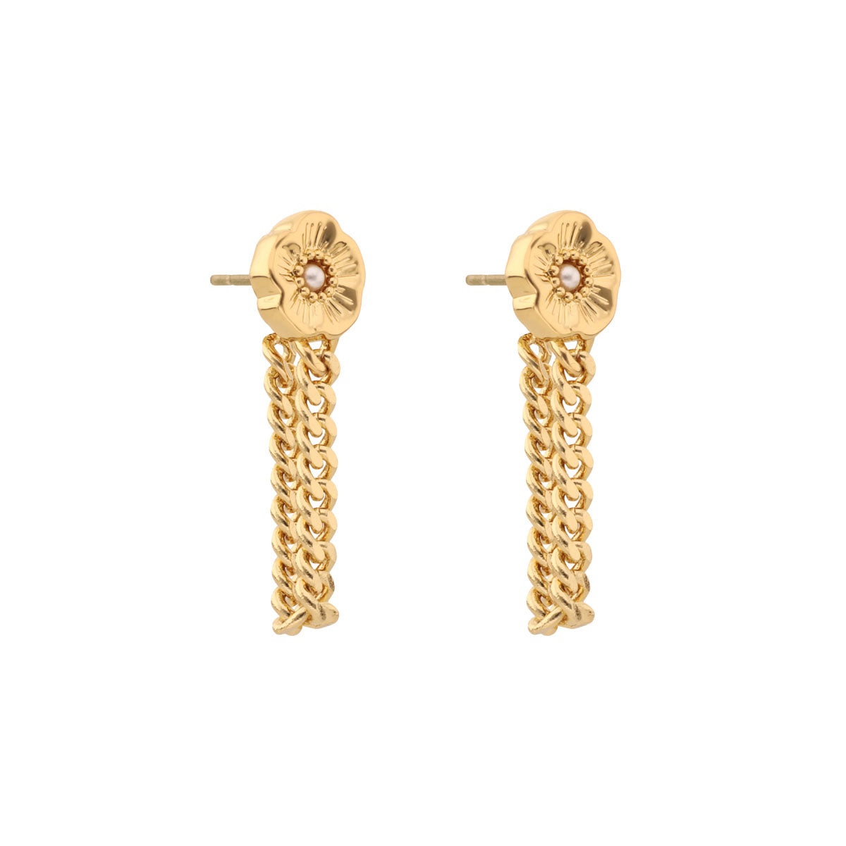 Aretes Coach Color Dorado 37423444Gld111 Para Dama