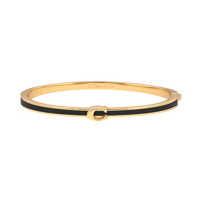 Pulsera Coach Color Negra 37541322Gld001 Para Dama