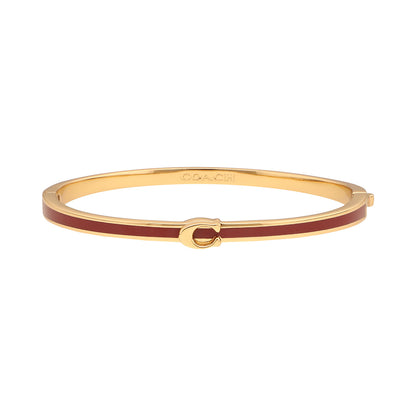 Pulsera Coach Color Roja 37541322Gld600 Para Dama