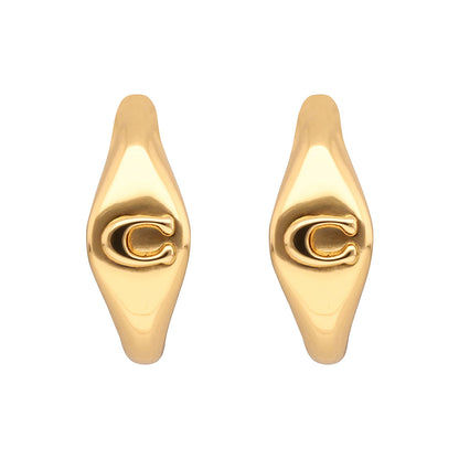 Aretes Coach Color Dorado 37541372Gld710 Para Dama