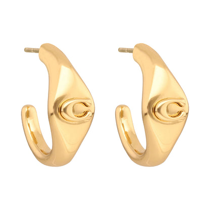 Aretes Coach Color Dorado 37541372Gld710 Para Dama
