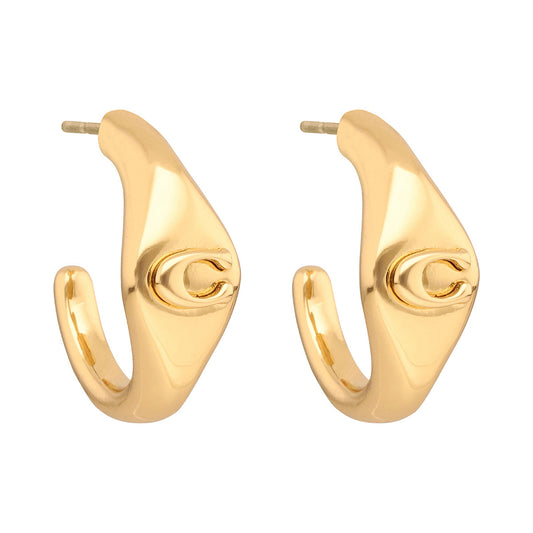 Aretes Coach Color Dorado 37541372Gld710 Para Dama