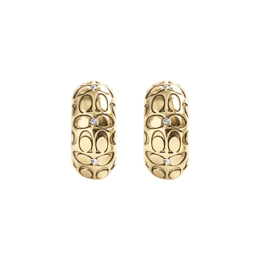 Aretes Coach Color Dorado 456546Gld710 Para Dama