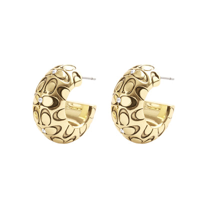 Aretes Coach Color Dorado 456546Gld710 Para Dama