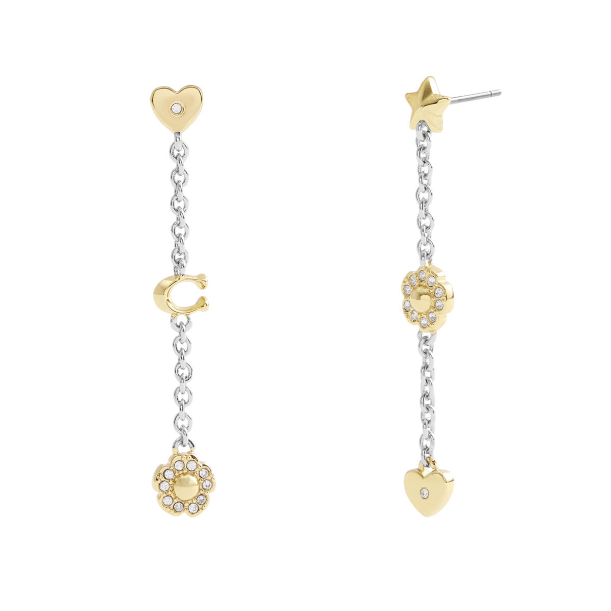 Aretes Coach Color Plateado 515394Two975 Para Dama