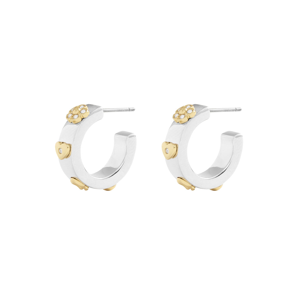 Aretes Coach Color Plateado 515397Two975 Para Dama