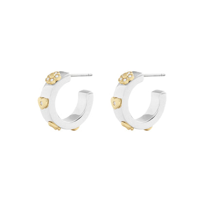 Aretes Coach Color Plateado 515397Two975 Para Dama