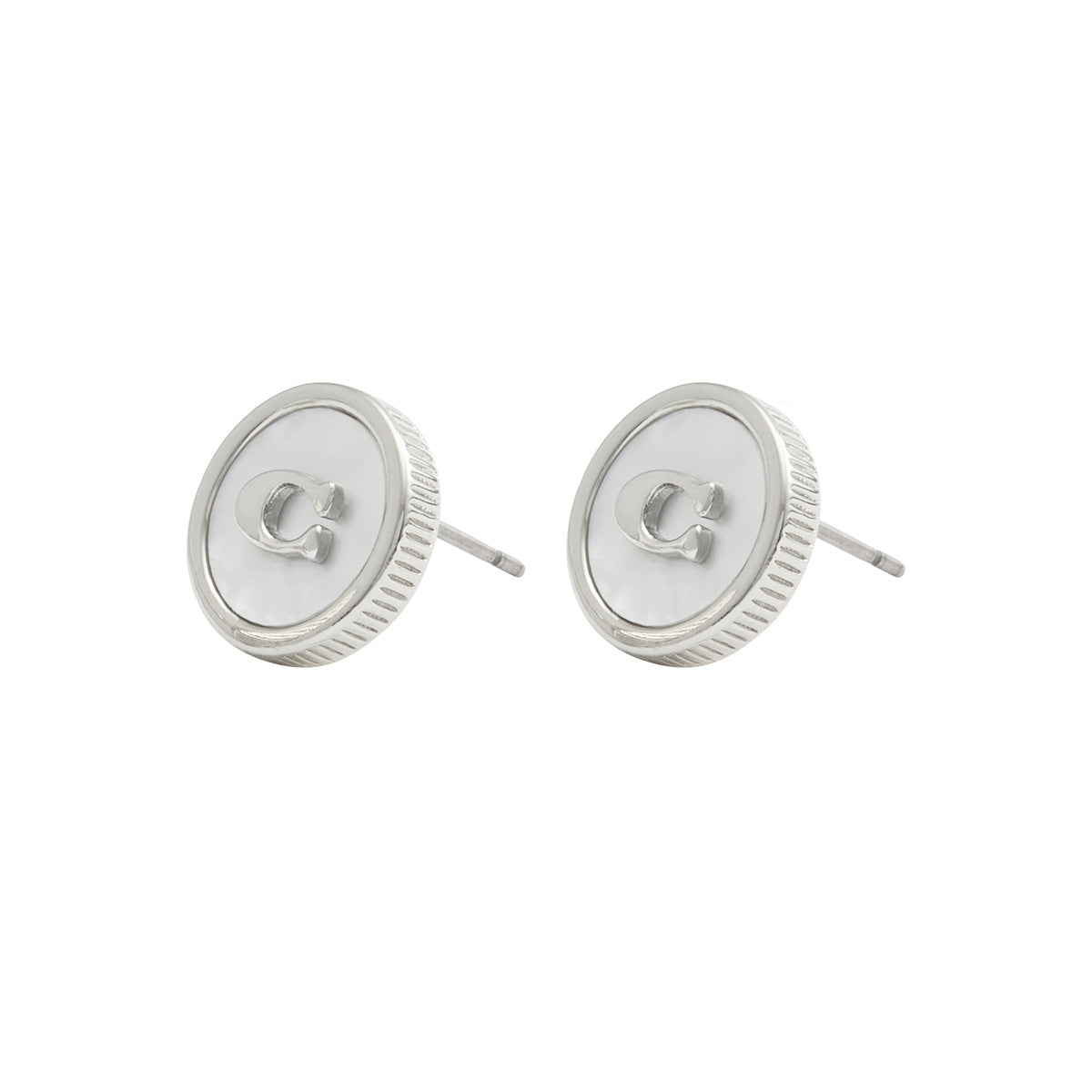 Aretes Coach Color Plateado 515414Rho658 Para Dama