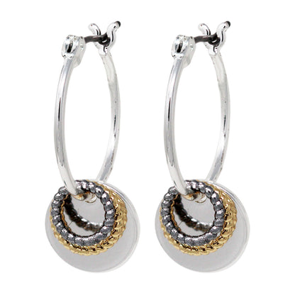 Aretes Nine West Color Bitono 60521962-Z01 Para Dama
