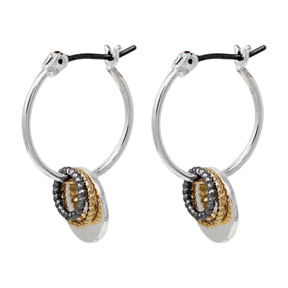 Aretes Nine West Color Bitono 60521962-Z01 Para Dama