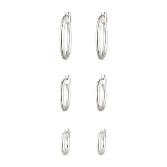 Aretes Nine West color plateado 60536436-G03