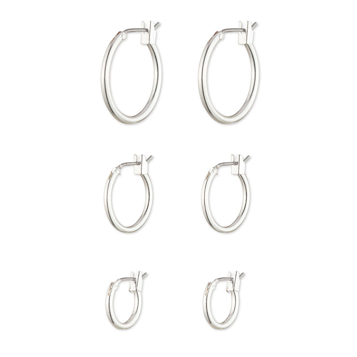 Aretes Nine West color plateado 60536436-G03