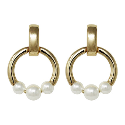 Aretes Anne Klein color dorado 60549944-D60