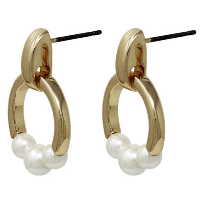 Aretes Anne Klein color dorado 60549944-D60