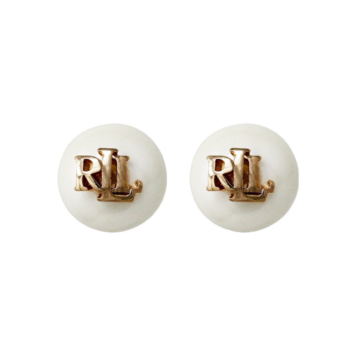 Aretes Ralph Lauren color dorado 60558504-D60