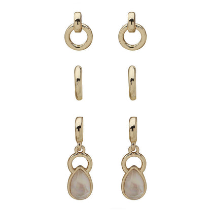 Aretes Anne Klein color dorado 60567721-I15