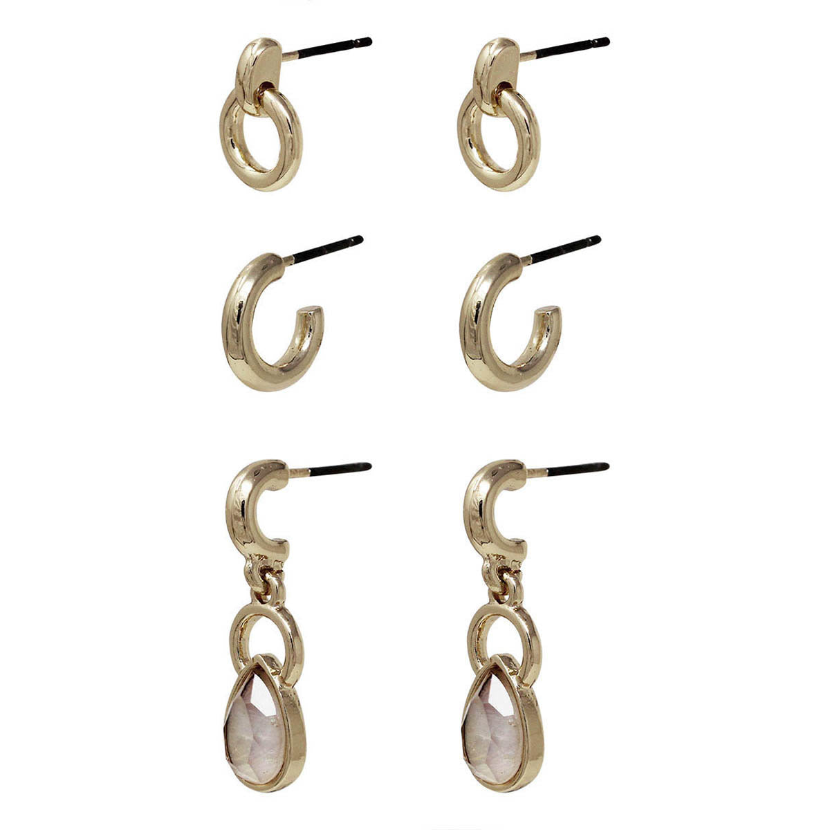 Aretes Anne Klein color dorado 60567721-I15