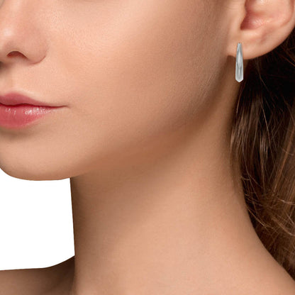 Aretes Napier color plateado 60567755-G03