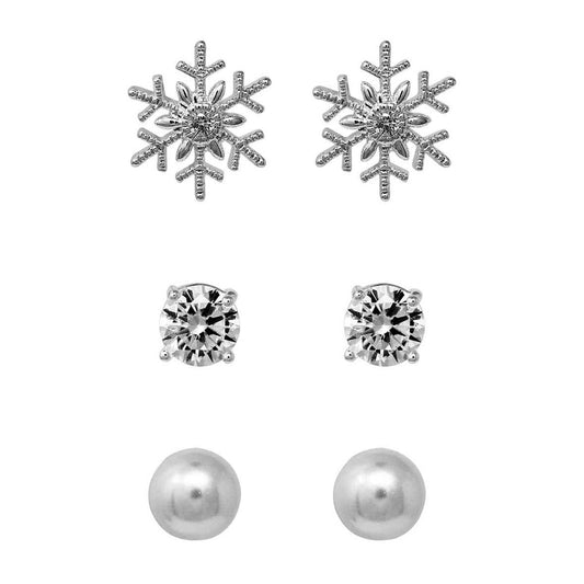 Aretes Anne Klein color plateado 60572035-5ZU