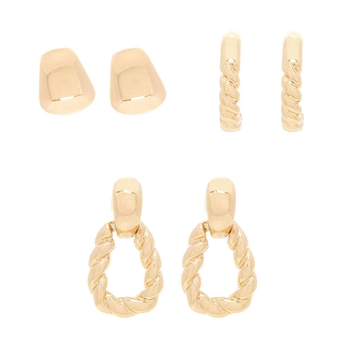 Aretes Napier color dorado 60573430-G03