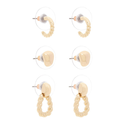 Aretes Napier color dorado 60573430-G03