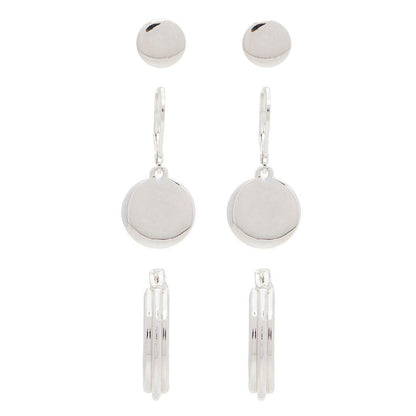 Aretes Nine West color plateado 60573668-G03