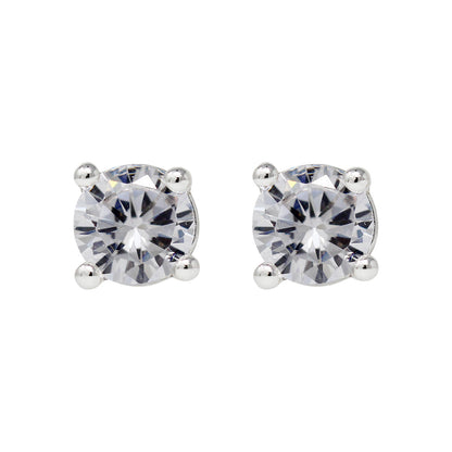 Aretes Nine West color plateado 79943602-G03