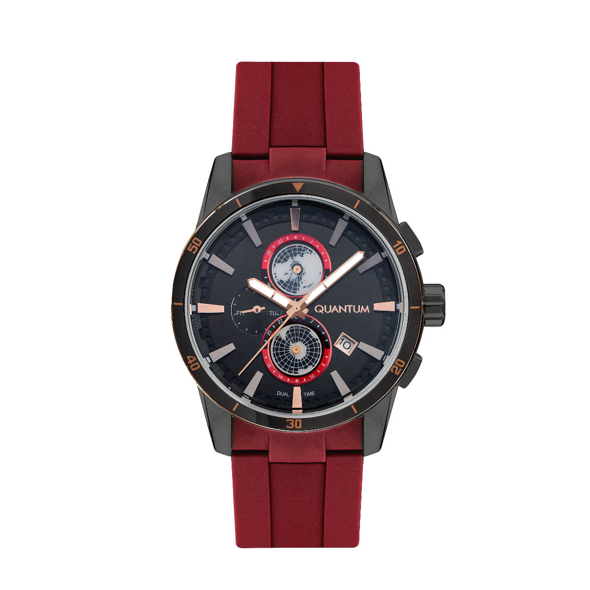 Reloj Quantum color rojo ADG991.668