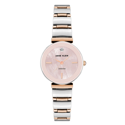 Reloj Anne Klein Color Bitono Ak2435Pmrt Para Dama