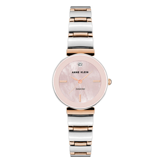 Reloj Anne Klein Color Bitono Ak2435Pmrt Para Dama