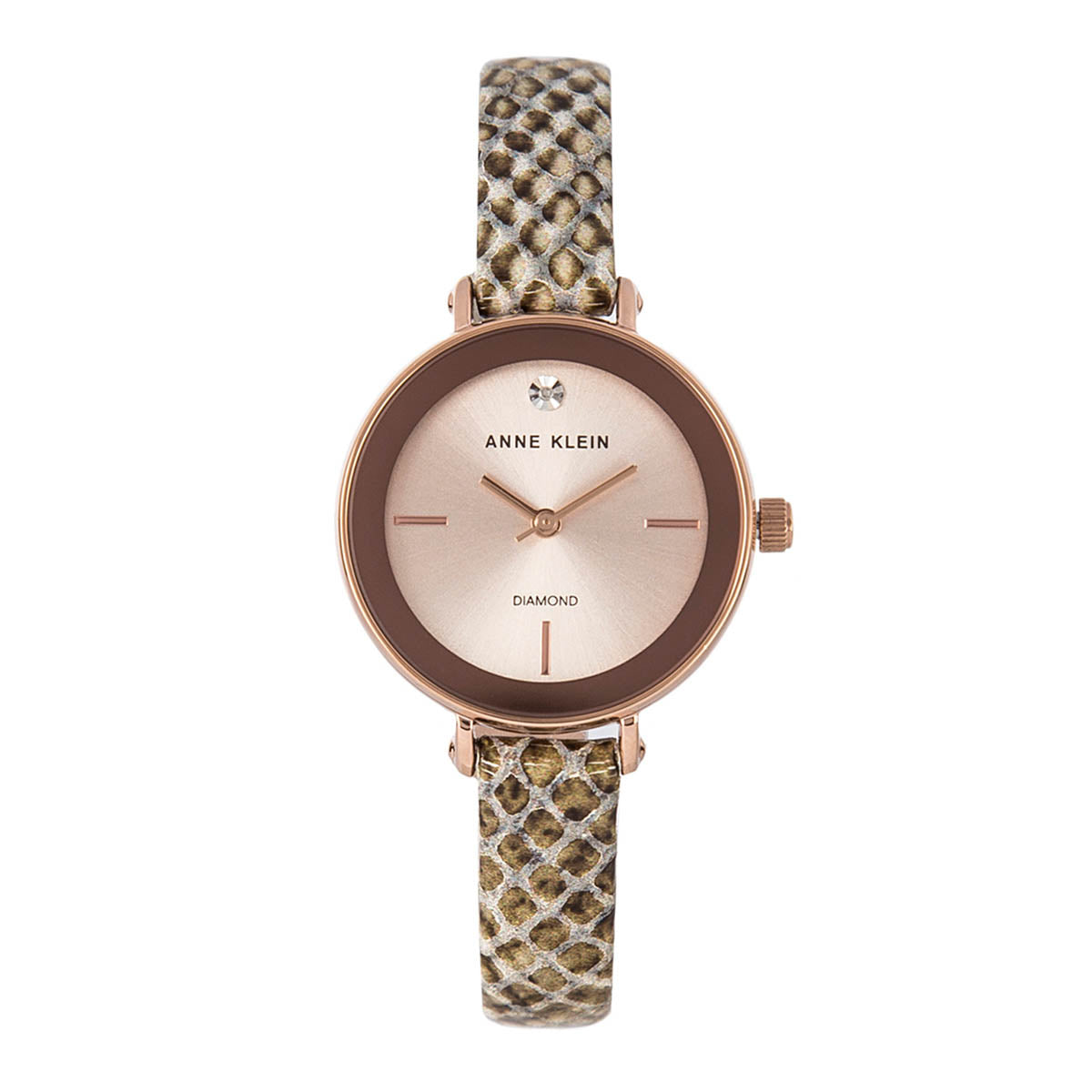 Reloj Anne Klein color cafÃ© AK3508RGBN