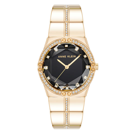 Reloj Anne Klein Color Dorado Ak5036Bkgb Para Dama