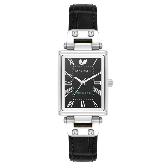 Reloj Anne Klein Color Negro Ak5153Bkbk Para Dama